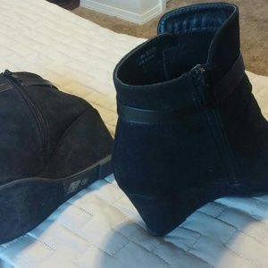 Black ankle boots